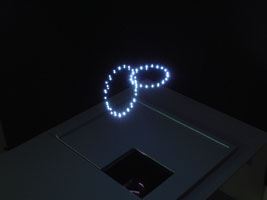 3d display by using laser